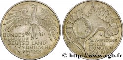 ALLEMAGNE 10 Mark / XXe J.O. Munich - Stade Olympique 1972 Karlsruhe - G