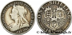 UNITED KINGDOM 1 Shilling Victoria vieille tête  1896 