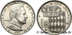 MONACO 1 Franc Rainier III / écu couronné 1966 Paris