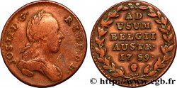 BELGIQUE - PAYS-BAS AUTRICHIENS 2 Liards Pays-Bas autrichiens Joseph II 1789 Bruxelles TB 
