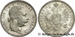 AUTRICHE - FRANÇOIS-JOSEPH Ier 1 Florin 1887 Vienne FDC 