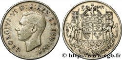 CANADA 50 Cents Georges VI 1944 