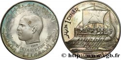 TUNISIE 1 Dinar Proof Habib Bourguiba - Les Phéniciens 1969  SPL 