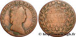 BELGIUM - AUSTRIAN NETHERLANDS 2 Liards Marie-Thérèse 1749 Anvers