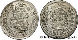 HONGRIE - ROYAUME DE HONGRIE - LÉOPOLD Ier  15 krajczar 1680 Kremnitz (Kormoczbanya) TTB 