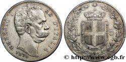 ITALIE 5 Lire Humbert Ier 1879 Rome TB+ 