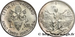 VATICAN ET ÉTATS PONTIFICAUX 500 Lire Jean-Paul II année sainte 1984 Rome SPL 