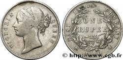INDES BRITANNIQUES 1 Roupie East India Company Victoria 1840 Bombay TB+ 