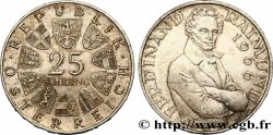 AUTRICHE 25 Schilling emblème / 130e anniversaire de la mort de l’acteur et dramaturge Ferdinand Raimund 1966  TTB+ 
