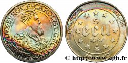 BELGIQUE 5 Ecu Charles Quint 1987  SPL 
