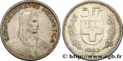 SUIZA 5 Francs berger 1923 Berne