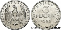 GERMANY 3 Mark Jour de la Constitution 1922 Berlin MS 