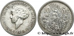 LUXEMBOURG 10 Francs Grande-Duchesse Charlotte 1929  TTB 