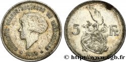 LUXEMBOURG 5 Francs Grande-Duchesse Charlotte 1929  VF 