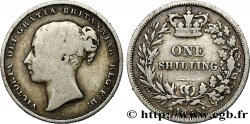 REGNO UNITO 1 Shilling Victoria tête jeune 1855 