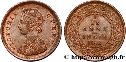 INDIA BRITÁNICA 1/12 Anna Victoria 1862 