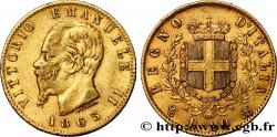 ITALY 20 Lire Victor Emmanuel II 1863 Turin