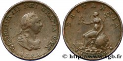 ROYAUME-UNI 1 Farthing Georges III 1799 Soho TB+ 
