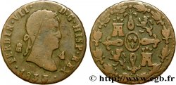 ESPAGNE 4 Maravedis Ferdinand VII 1833 Ségovie TB 
