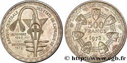 ESTADOS DE ÁFRICA DEL OESTE 500 Francs BCEAO 1972 Paris