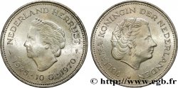 PAYS-BAS 10 Gulden 25e anniversaire de la libération 1970 Utrecht SPL 