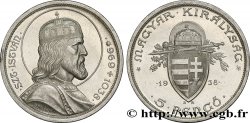 HUNGARY 5 Pengo 900e anniversaire de la mort de St Stephan 1938 Budapest AU 