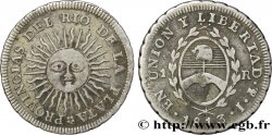 ARGENTINA 1 Real Provincias del Rio de la Plata 1813 Potosi VF 