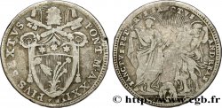 VATICAN AND PAPAL STATES 1 Teston Pie VI an XXIII 1797 Rome