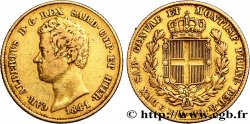 ITALIE - ROYAUME DE SARDAIGNE 20 Lire Charles-Albert 1841 Gênes TB+ 