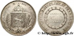 BRAZIL 2000 Reis Pierre II 1855 