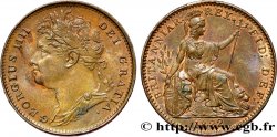 REGNO UNITO 1 Farthing Georges IV 1822  SPL 