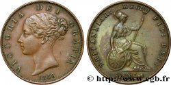 UNITED KINGDOM 1/2 Penny Victoria “tête jeune” 1858 