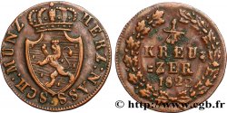 ALLEMAGNE - NASSAU 1/4 Kreuzer Grand-Duché de Nassau 1822  TTB 