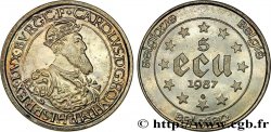 BELGIEN 5 Ecu Charles Quint 1987 