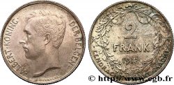 BELGIQUE 2 Francs Albert Ier légende flamande 1912  SUP 