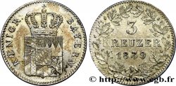 ALLEMAGNE - BAVIÈRE 3 Kreuzer 1839 Munich SUP 