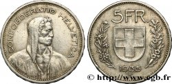 SVIZZERA  5 Francs Berger des Alpes 1935 Berne