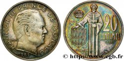 MONACO Essai de 20 Centimes argent prince Rainier III de Monaco 1962 Paris