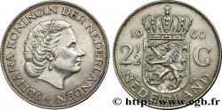 PAYS-BAS 2 1/2 Gulden Juliana 1960 Utrecht SUP 