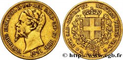 ITALIEN - KÖNIGREICH SARDINIEN 20 Lire Victor Emmanuel II 1851 Gênes