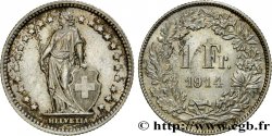 SUISSE 1 Franc Helvetia 1914 Berne