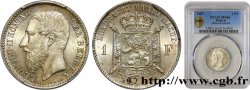BELGIQUE 1 Franc Léopold II légende flamande 1887 