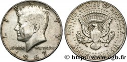 ÉTATS-UNIS D AMÉRIQUE 1/2 Dollar Kennedy 1967 Philadelphie TTB 