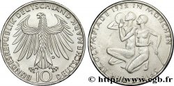 DEUTSCHLAND 10 Mark XXe J.O. Munich : basket-ball et canoeing / aigle 1972 Munich VZ 