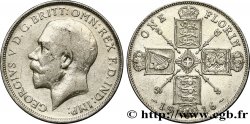 ROYAUME-UNI 1 Florin Georges V 1916  TTB 