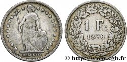 SWITZERLAND 1 Franc Helvetia 1876 Berne