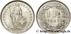 SCHWEIZ 1 Franc Helvetia 1967 Berne