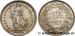 SUIZA 1 Franc Helvetia 1928 Berne