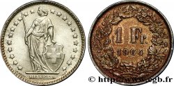 SWITZERLAND 1/2 Franc Helvetia 1964 Berne MS 