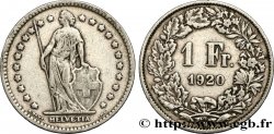 SVIZZERA  1 Franc Helvetia 1920 Berne - B